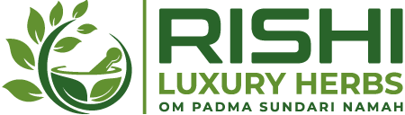 Rishi Luxury Herbs Logo – Premium Herbal and Natural Wellness Brand